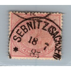 ALEMANIA 1875 YV 43 ESTAMPILLA USADA 25 EUROS